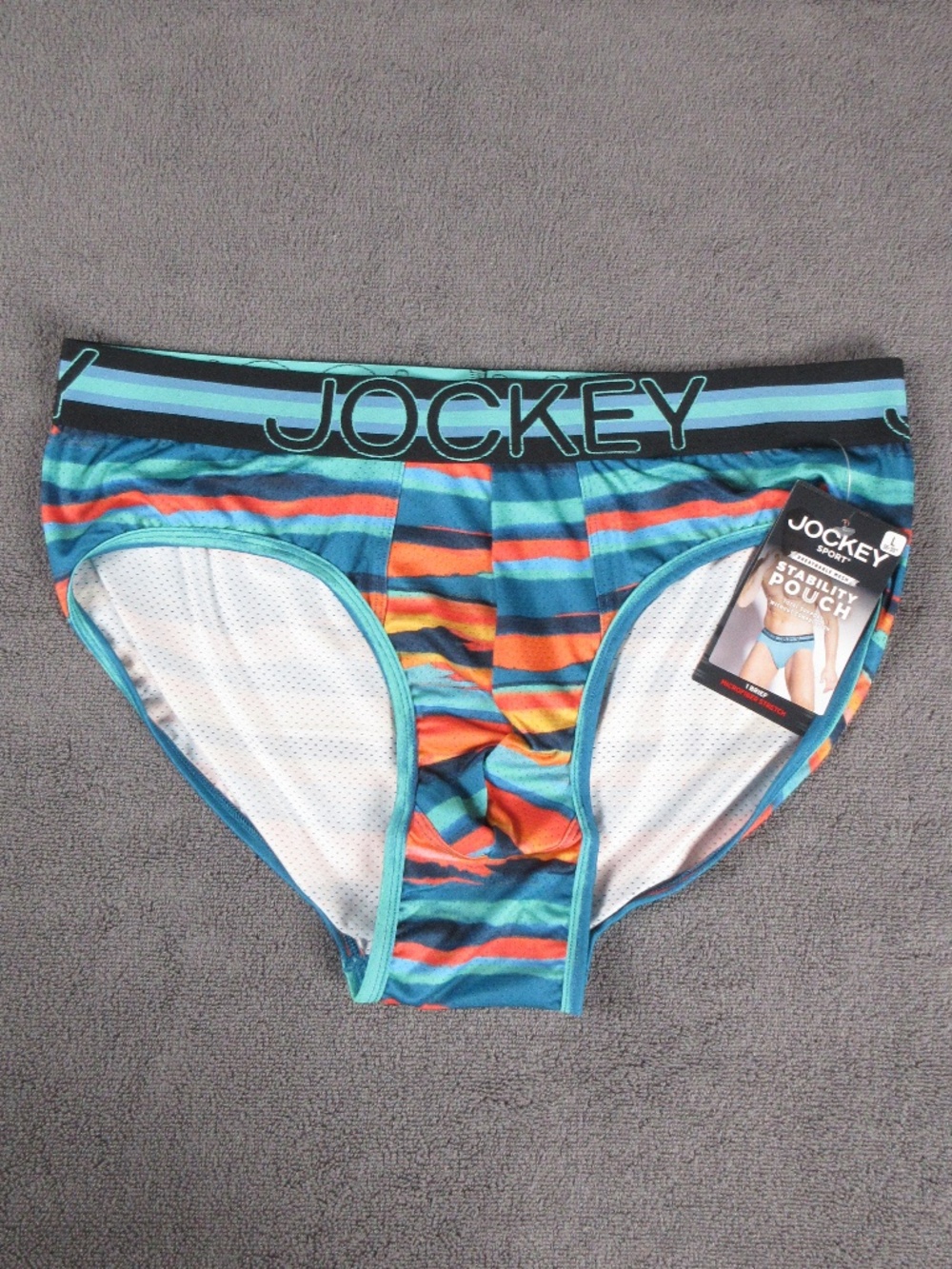 Men's Jockey Sport microfiber mesh stretch brief - Picture 2 of 3